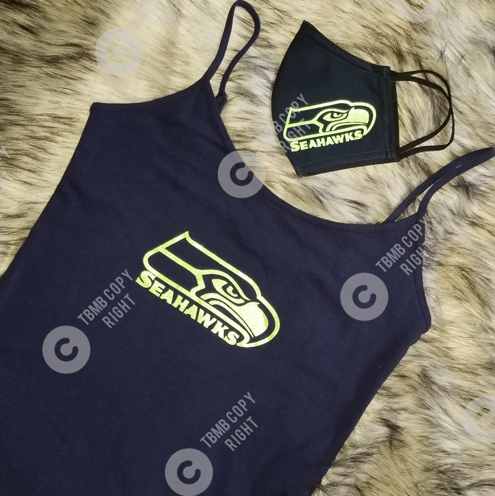Seattle Seahawks Tank & Mask set